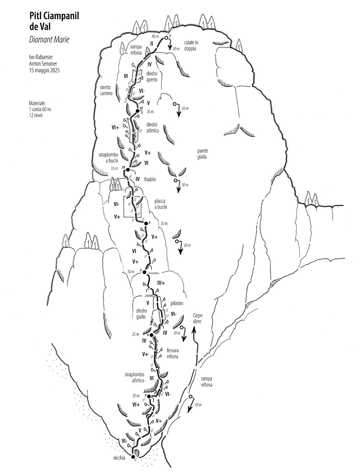Diamant Marie – Climbing in Vallunga